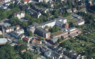 Город Реклингхаузен с высоты.