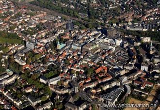 Город Реклингхаузен с высоты.