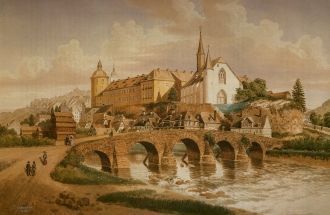 Город Реклингхаузен в прошлом.