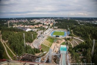 Лахти с высоты