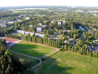 Хювинкяа с высоты птичьего полета.