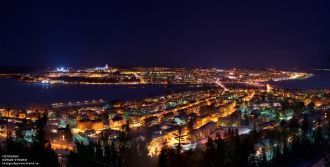 Ночная панорама Эстерсунда