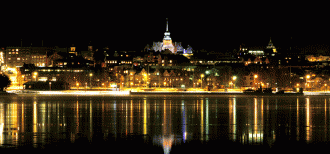 Огни ночного Эстерсунда