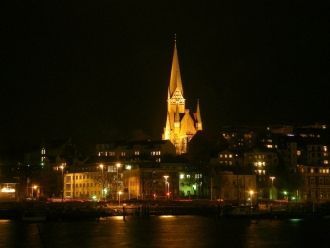 Фленсбург ночью.