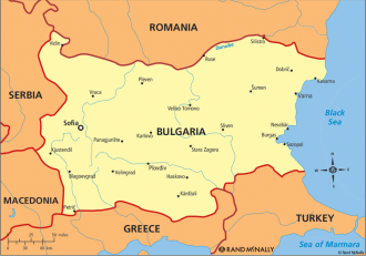 Карта Болгарии