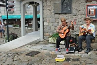 Музыканты на улицах Пловдива
