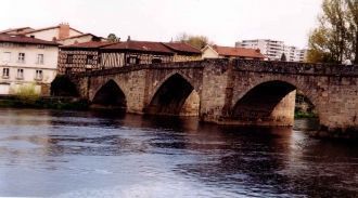 Средневековый мост святого Марциала, кот