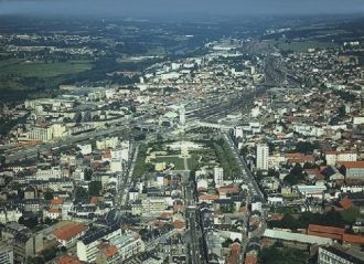 Лимож с высоты птичьего полета.