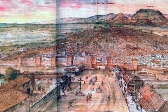 Алькала-де-Энарес в 1565 году. Фрагмент 