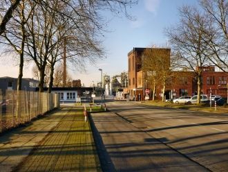 На улице города Мерс.