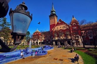 Ночной г. Суботица.