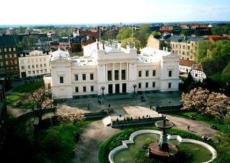 Лунд с высоты.