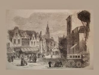 Город Гауда в Северной Голландии - старо