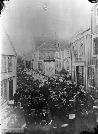 Фото начала ХХ века. Город Молде.