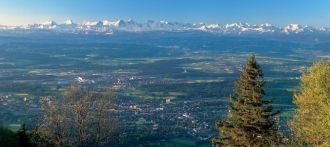 Вид с высоты на Золотурн