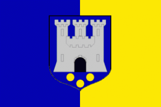 Флаг города Йер.