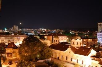 Стара Загора ночью.