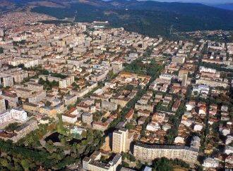 Стара-Загора с высоты.