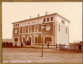 Город Силькеборг в прошлом.