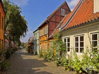 На улице города Силькеборг.