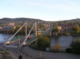 Конгсвингер с высоты птичьего полета.