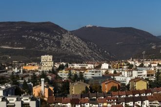 Вид на город Нова-Горица.