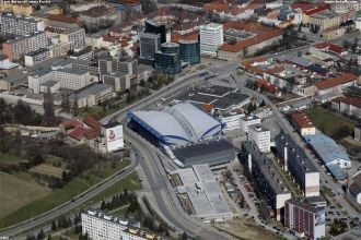 Фото Кошице с высоты.