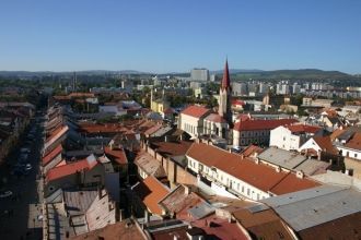 Вид на город Кошице.