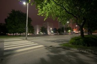 Город Коувола ночью