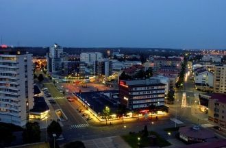 Ночной город Коувола