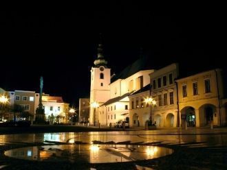 Ночной вид Свитави.&nbsp;
