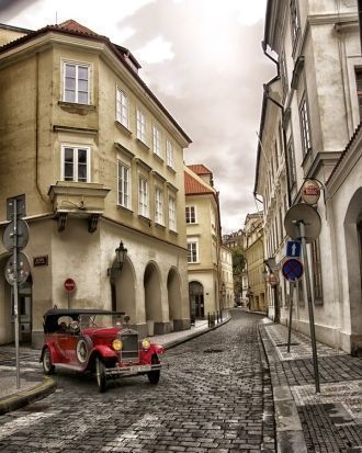 Улица города Свитави.