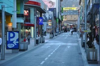 Центр города -  проспект Меричель.