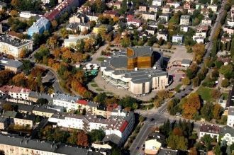 Кельце с высоты птичьего полета.