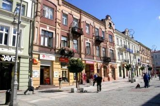 Улица в Кельце.