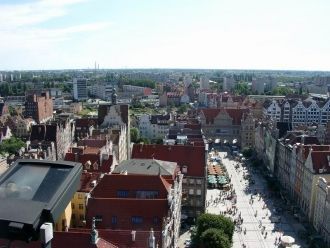 Кельце с высоты.