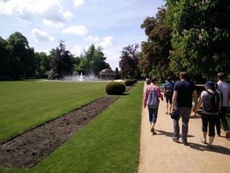 В замке Подебрады.