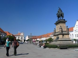 Площадь города Подебрады.