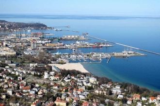 Панорама города Гдыня.