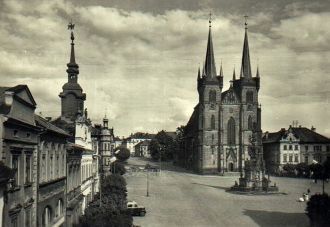 Архивное фото города Хрудим.