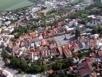 Хрудим с высоты птичьего полёта.