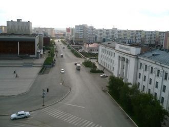 Вид на центральную часть Якутска, Респуб