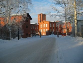 Заснеженные улицы города&nbsp;Форсса.