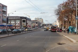 Улица Кирова — одна из основных улиц в ц