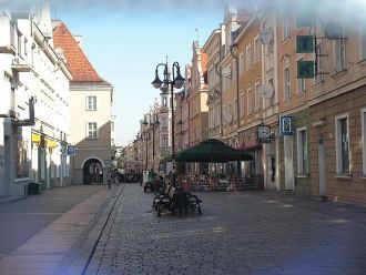 Улица города Ополе.