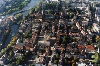 Ополе с высоты птичьего полета.