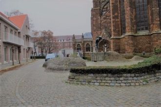 На улице города Арсхот.