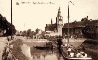 Город Арсхот в прошлом.