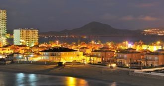 Вид на ночную Мурсию.