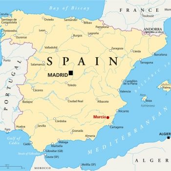 Карта Испании.&nbsp;